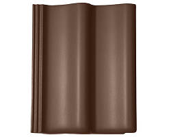 Ланцюгово-піщана черепиця BRAAS Дабл S коричнева