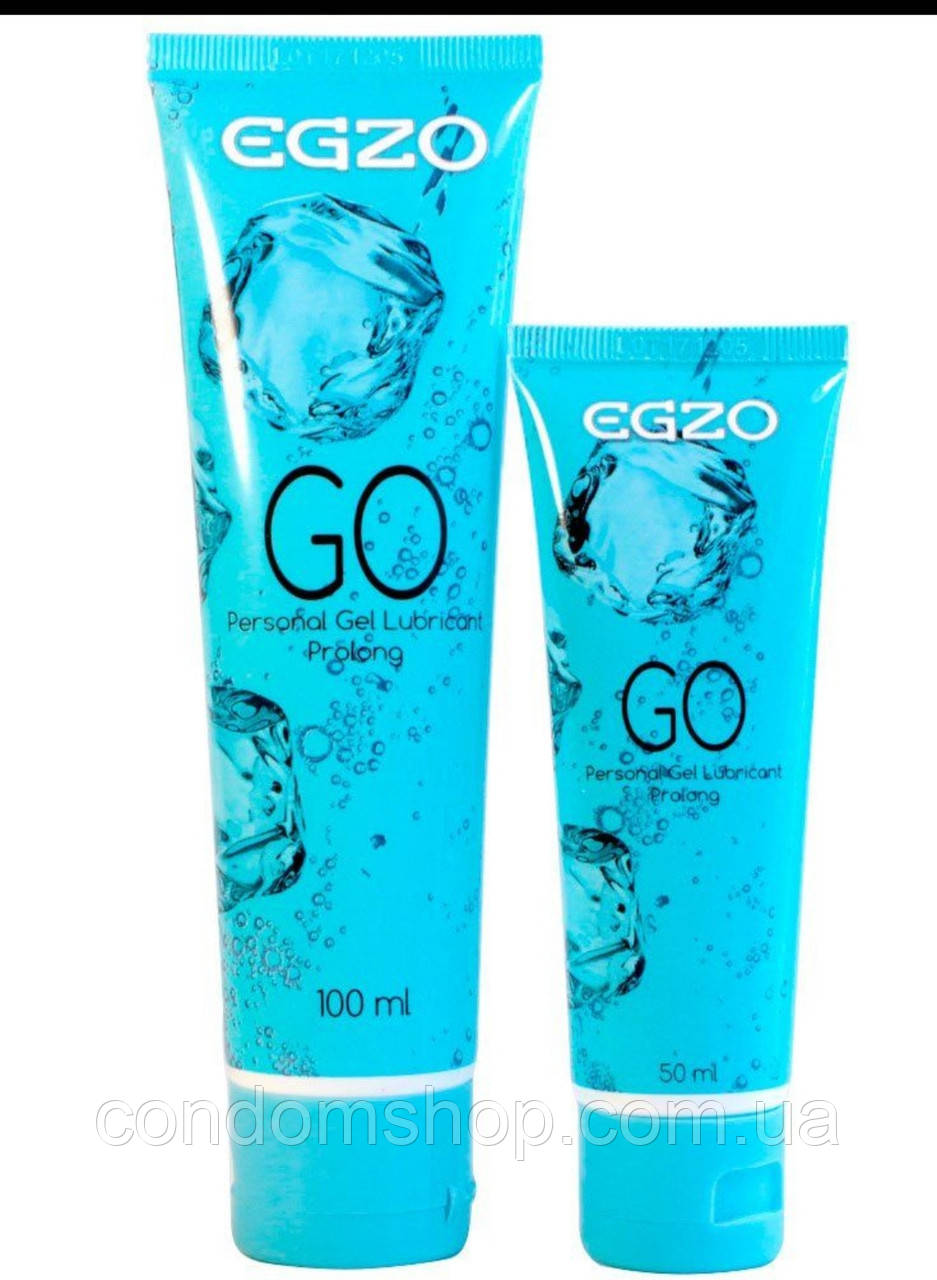 Гель-змазка лубрикант Egzo GO (LONG LOVE) - 100 ml, Великобританія.