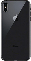 Задняя крышка iPhone X черная со стеклом камеры Оригинал