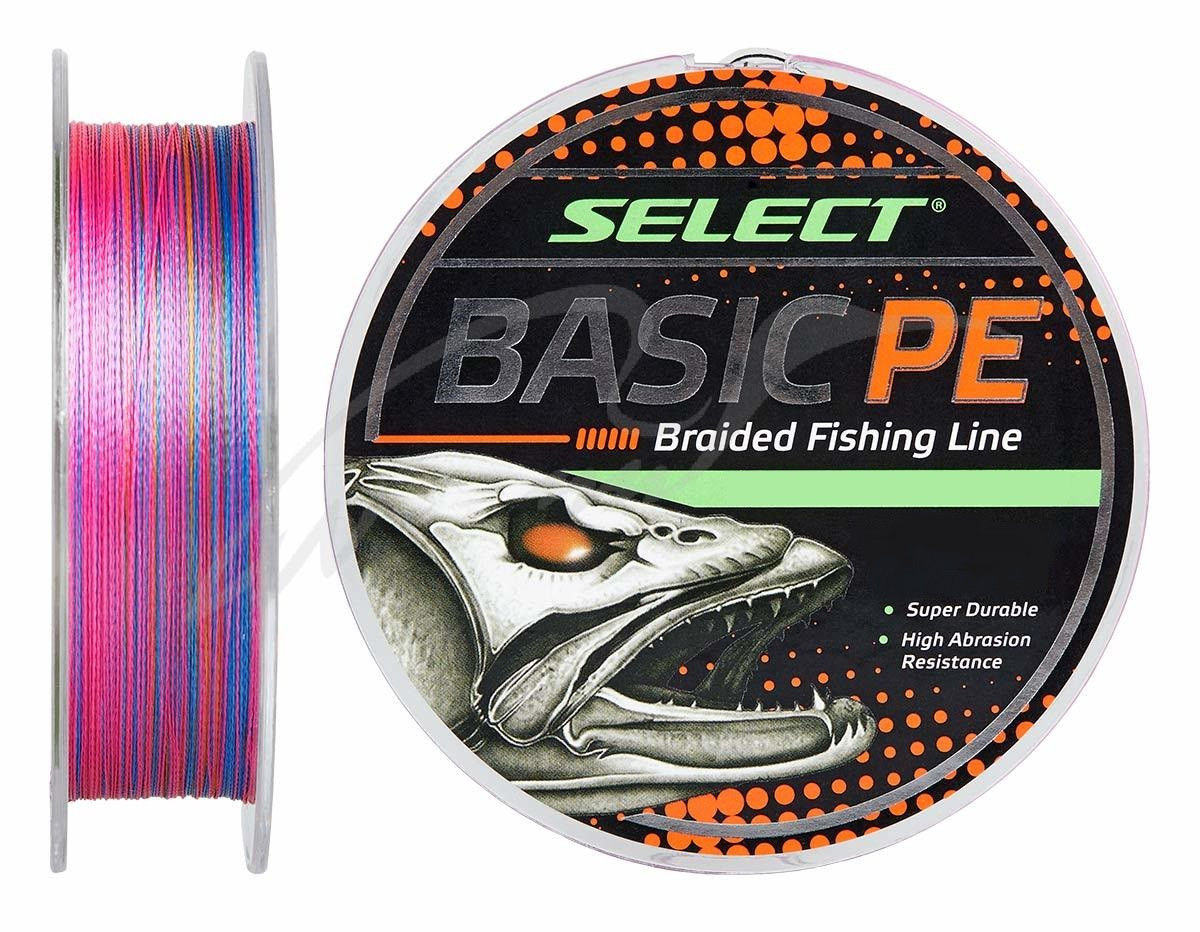 Шнур Select Basic PE 150m (разноцв.) 0.06mm 6lb/3kg