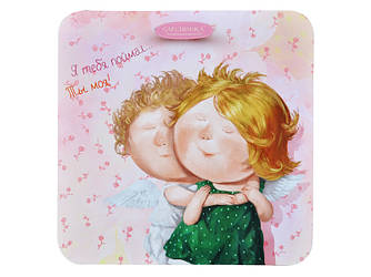 Набір 2 підставок під чашку "Ангелочки", 10 х 10 Гапчинська