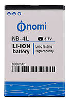 Акумулятор Nomi NB-4L / i240(Nokia BP-4L), 800 mAh  Original PRC