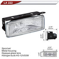 Фара додаткова DLAA 222-W/H3-12V-55W/125*47mm (LA 222-W)