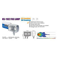 Фари додаткові NS-1182 C-C H3/12V/55W/172*120mm/метал (NS-1182 C-C)