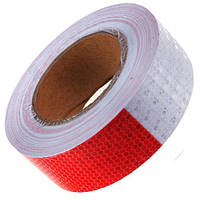 Лента светоотражающая 5см х 50м REDWHITE (10315)