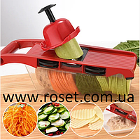 Терка овощерезка Mandoline Slicer 6 in 1 c контейнером