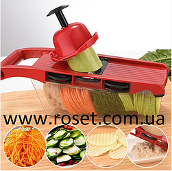 Тертка овочерізка Mandoline Slicer 6 in 1 з контейнером