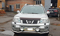 Защита переднего бампера (ус одинарный) Nissan X-Trail T30 2000-2007