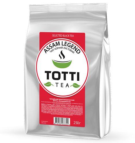 Чай чорний TОТТІ Tea "Легендарний Ассам", листовий, 250г