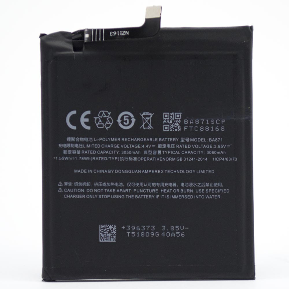 Акумулятор Meizu BA871 / Meizu 15 Lite, 3000 mAh  Original PRC, фото 1