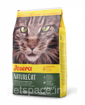 Корм Josera NatureCat (Йозера Нейчеркет з підвищеним вмістом білка і без зернових), 2кг.
