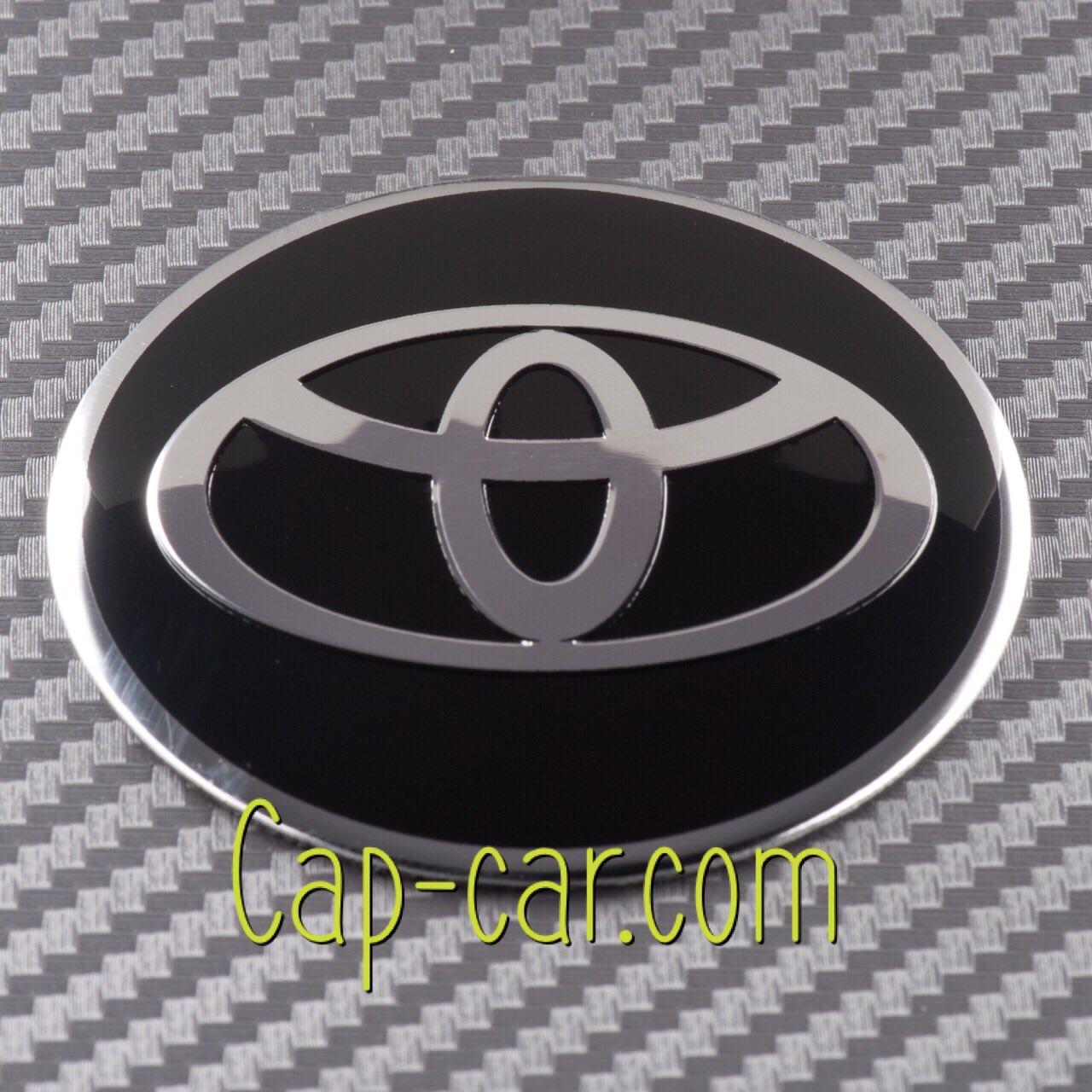 Наклейки для дисков с эмблемой Toyota. ( Тойота ) Цена указана за комплект из 4-х штук