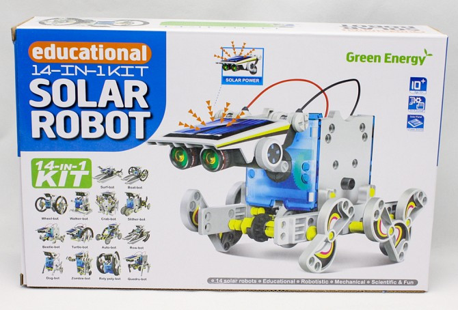 Конструктор робот на сонячних батареях Solar Robot 14 1