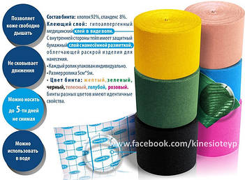 Тейпи для тіла "Білосніжка" Україна