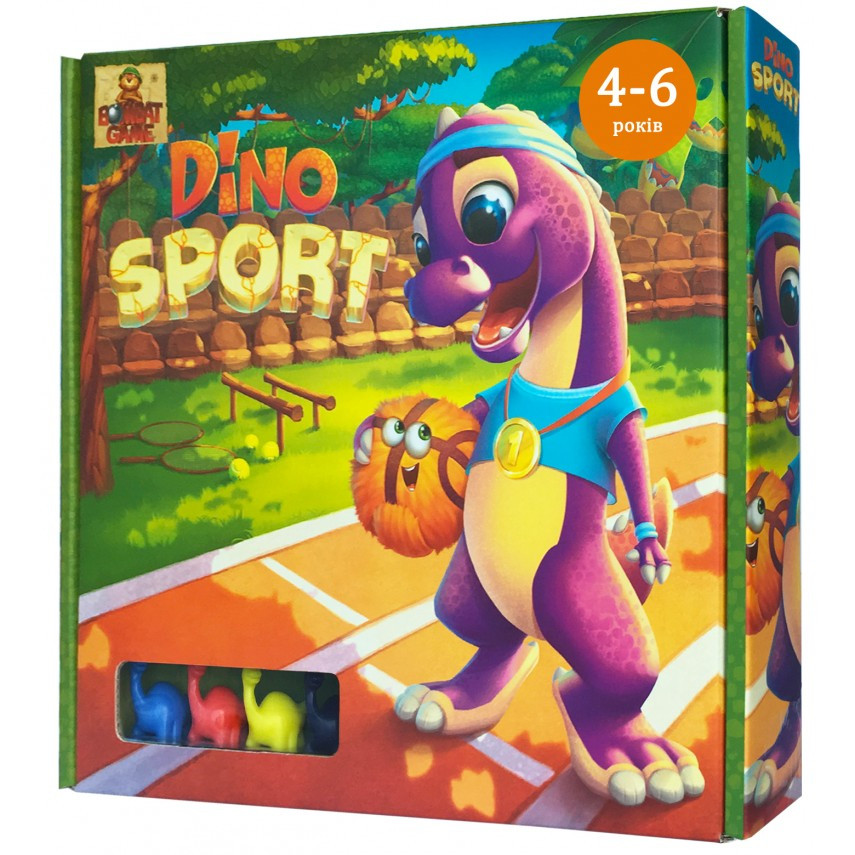 Настільна гра для дітей "Діно Спорт"