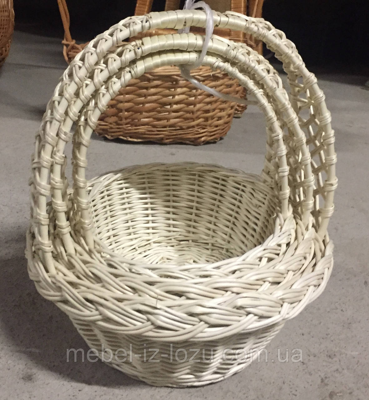 Комплект круглих кошиків "Кобра ", вибілені