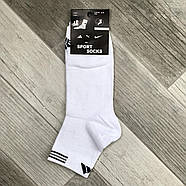 Шкарпетки чоловічі спортивні х/б з сіткою Adidas, Sport Socks, 41-44 розмір, середні, асорті, 12633, фото 3