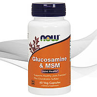 Хондропротектор Now Foods Glucosamine MSM 60 caps