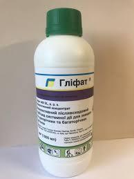 Гербіцид Гліфат 1л (Раундап, Гліфовіт), проти бур’янів на полях, городі, дачі, і ділянках