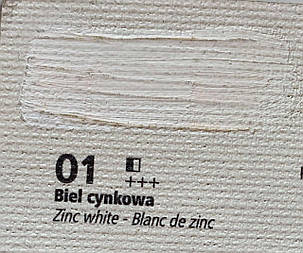 Фарба олійна 001 Білила цинкові 60мл, фото 2