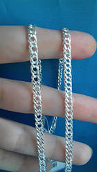 Срібний ланцюжок подвійний ромб