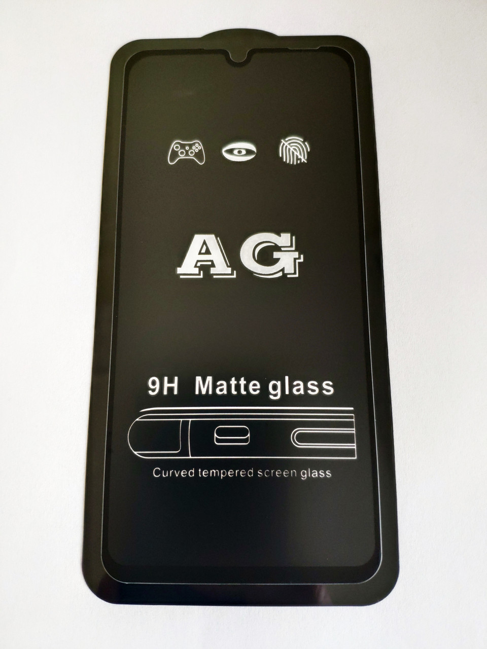Захисне скло AG Matte Full Glue для Huawei P30 Lite Матове Чорне