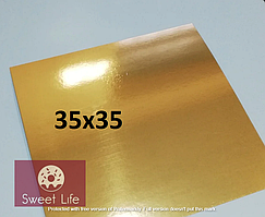 Підложка золото/срібло 350х350 мм