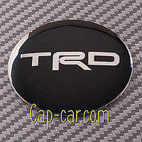 Наклейки для дисков с эмблемой Toyota TRD. ( Тойота ТРД ) Цена указана за комплект из 4-х штук