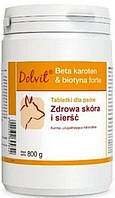 Dolvit Beta karoten & biotyna forte (Долвіт бета-каротин і біотин форте), 800 Г