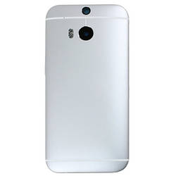 Задня кришка HTC One M8 серебристая Glacial Silver Оригінал