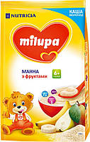 Milupa Каша молочная Манная с фруктами 6м+ (210г)