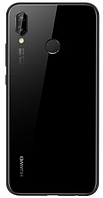 Задня кришка Huawei P20 Lite (ANE-LX1, ANE-LX2, LX3, LX2J) чорна зі склом камери Оригінал