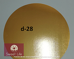 Підложка золото/срібло диам. 280мм