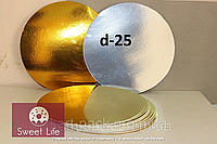 Підложка золото/срібло диам. 250 мм