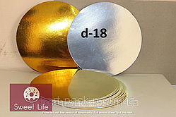 Підложка золото/срібло диам.180мм