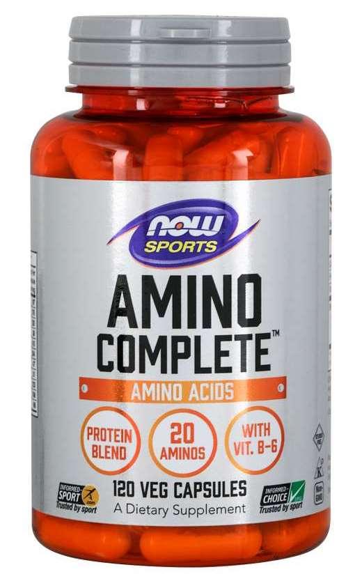 Now Amino Complete 120 veg caps - фото 1 - id-p1159708804