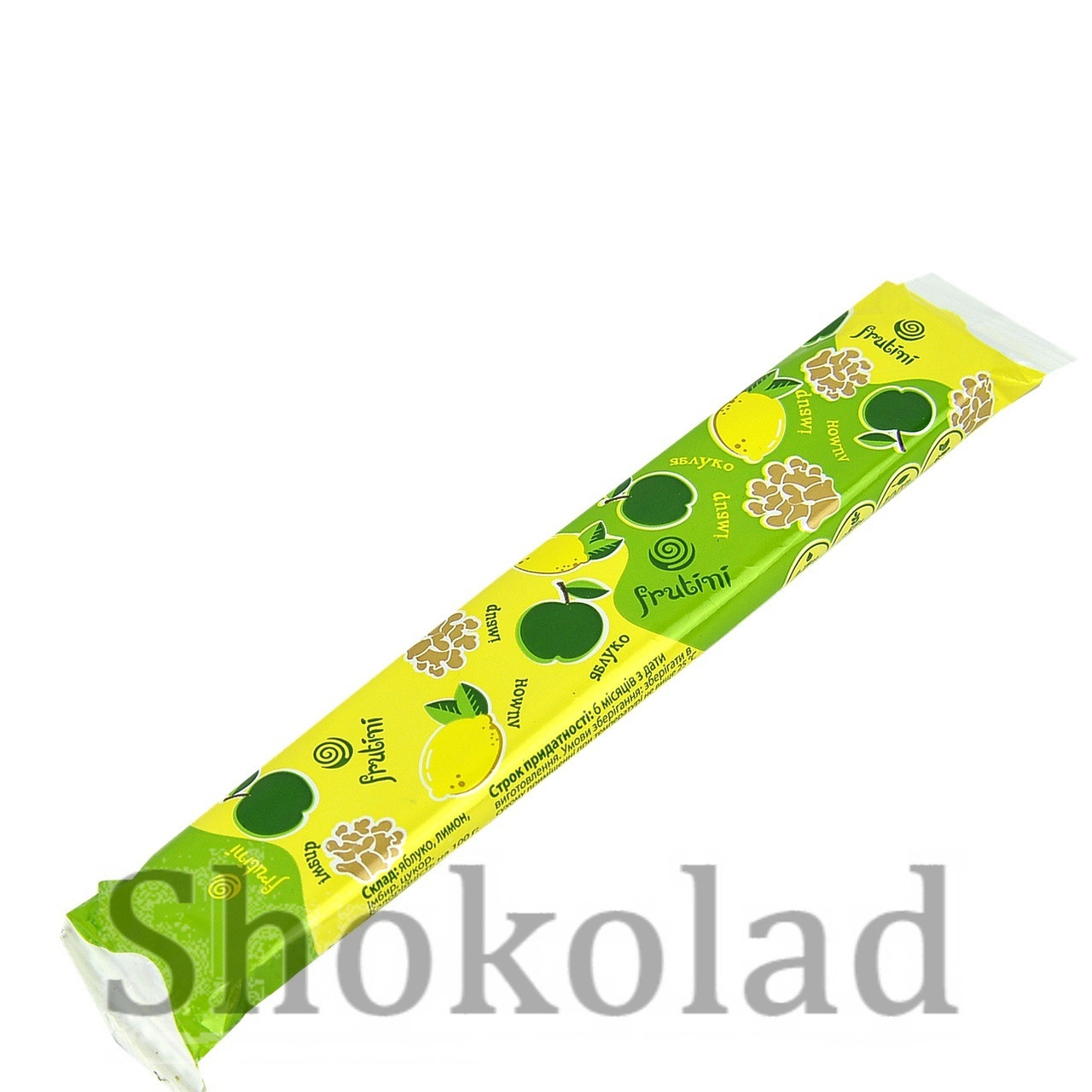 Купить Конфета-пастила "Frutini" имбирь-лимон, цена 15 ₴ — Prom.ua (ID ...