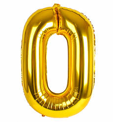 Кулька Цифра "0" (1 м), Іспанія, колір - золото
