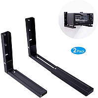 Консоль, кронштейн під мікрохвильовку чорна