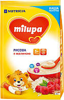 Milupa Каша молочная Рисовая с малиной 5м+ (210г)