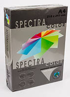 Бумага цветная А4 100 листов 80 г/м2 Spectra color IT401 черный темный