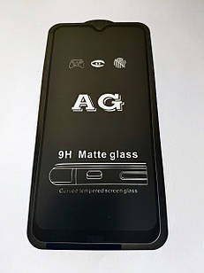 Захисне скло AG Matte Full Glue для Xiaomi Redmi Note 8 Матове Чорне