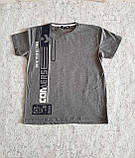 Біла футболка на хлопчиків 128,134,140 зросту CONVERS  Туреччина, фото 7