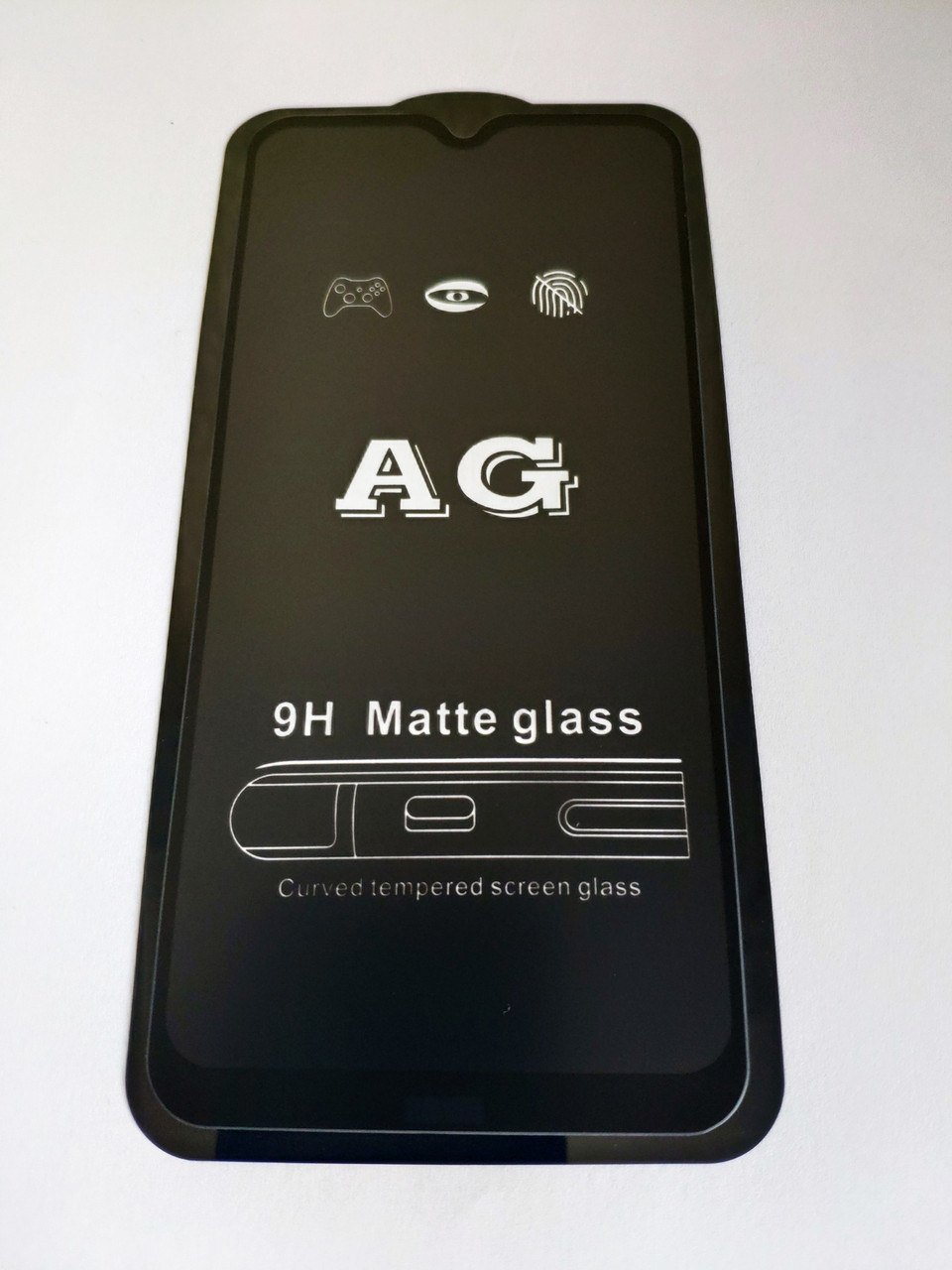 Захисне скло AG Matte Full Glue для Xiaomi Redmi 8 Матове Чорне