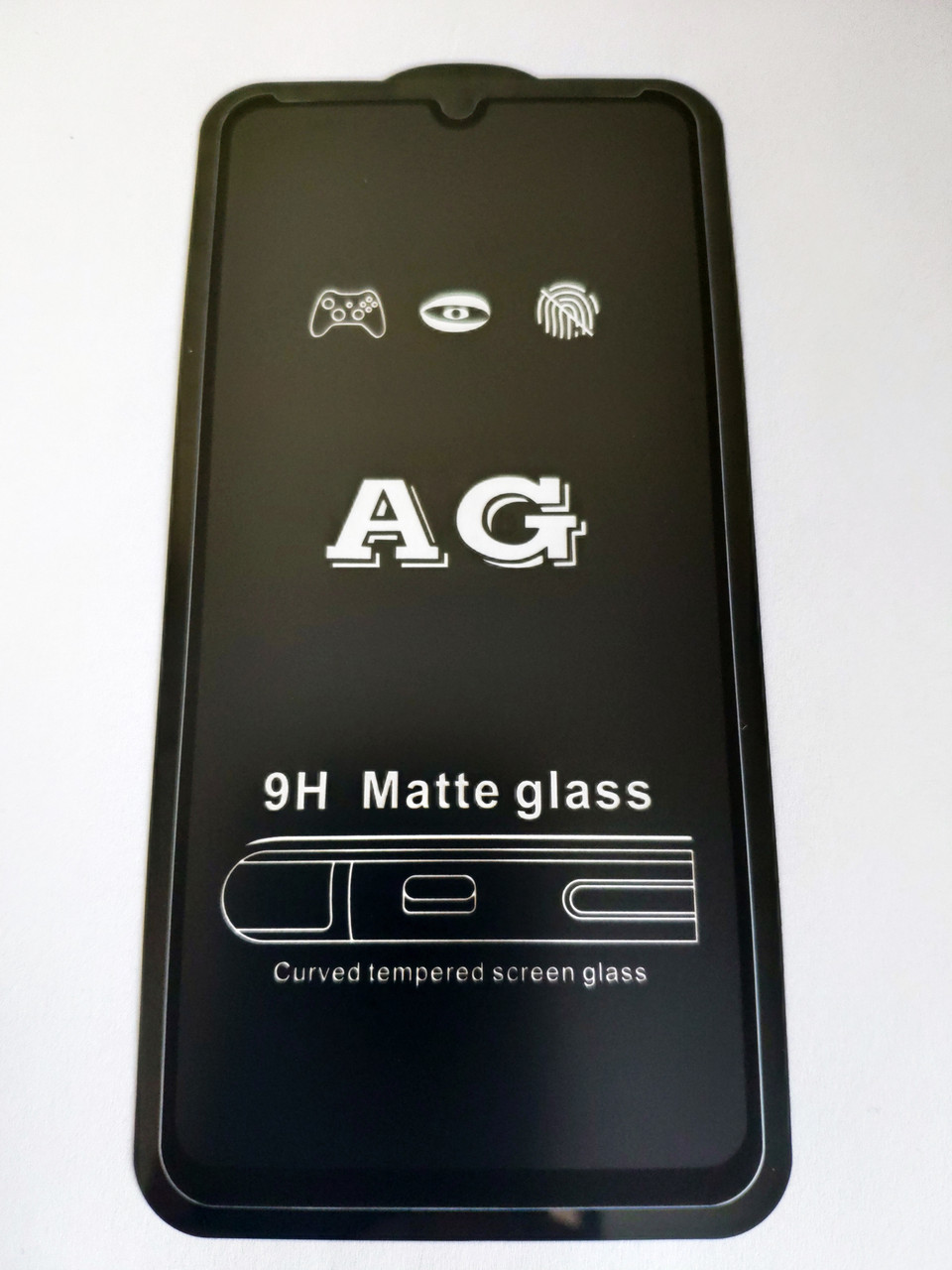 Захисне скло AG Matte Full Glue для Xiaomi Redmi 7 Матове Чорне