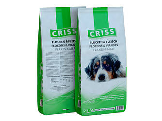 Корм Criss Flocken & Fleisch (Крісс пластівці і м'ясо), 20кг.