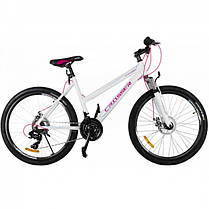 Гірський велосипед 26 дюймів Crosser Infinity рама 18" WHITE, фото 3