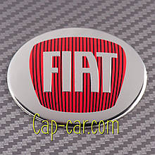 Наклейки для дисків з емблемою Fiat 56мм. (Фіат) Ціна вказана за комплект з 4-х штук