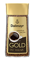 Кофе растворимый Dallmayr Gold сублимированный немецкий вкусный 200 грамм в стеклянной банке