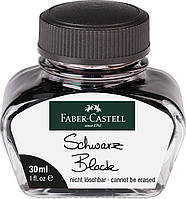 Чернила для перьевых ручек Faber-Castell Fountain Pen Ink Bottle Black, 30 мл, цвет черный, 149854